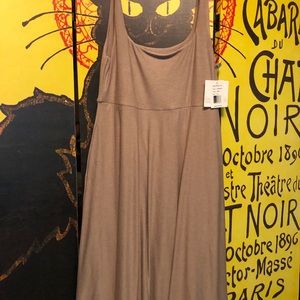 Featherweight At The Ready Square Neck Dress colors: Chai (SOLD!) & Silver Mist